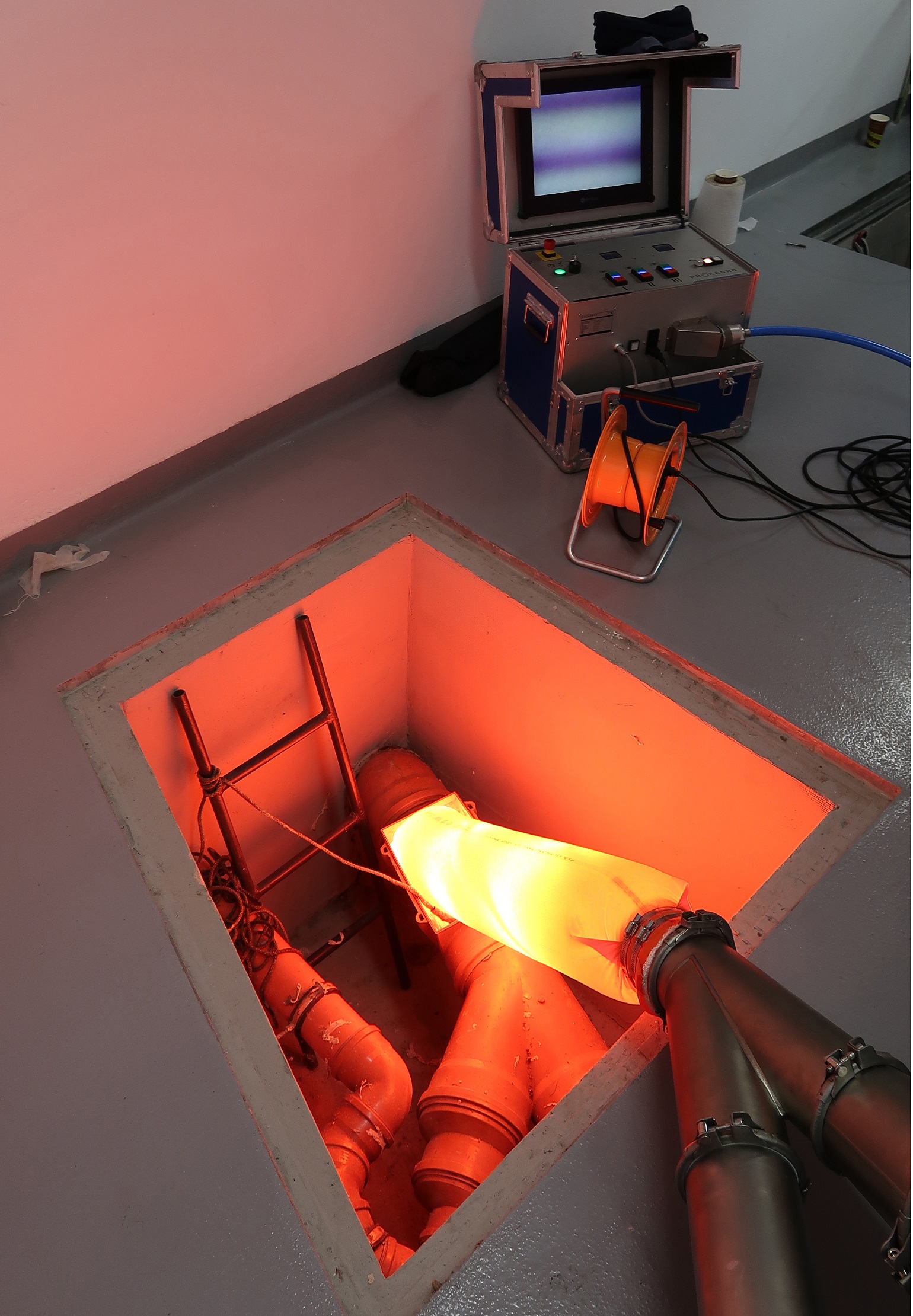 Aushärtung des Materials klein